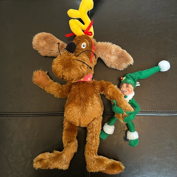 Dr. Seuss Max dog reindeer and elf - Picture 1 of 16